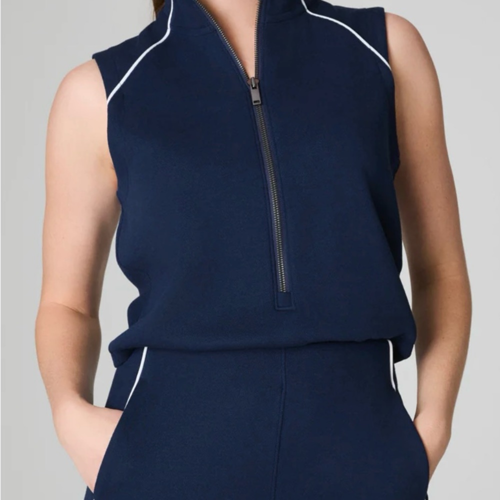 SPANX AirEssentials® Pique
Sleeveless Mockneck Jumpsuit